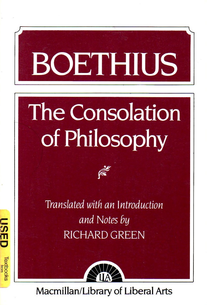 The consolation of philosophy