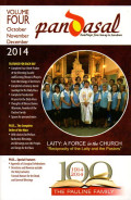 Pandasal : Food Prayer from Sun-up to Sun-down : Laity: a force in the church 